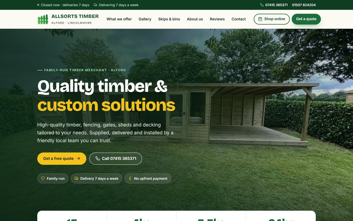 Allsorts Timber website