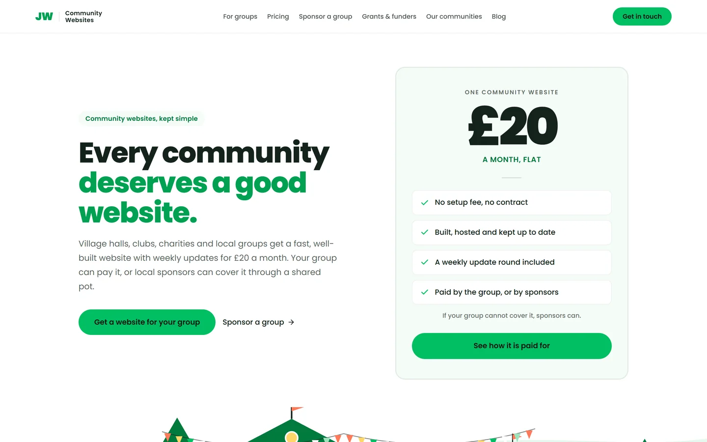 JW Community Websites website
