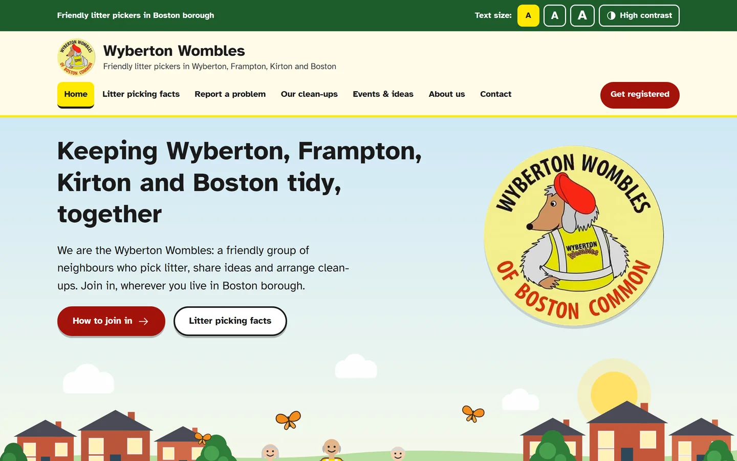 Wyberton Wombles website